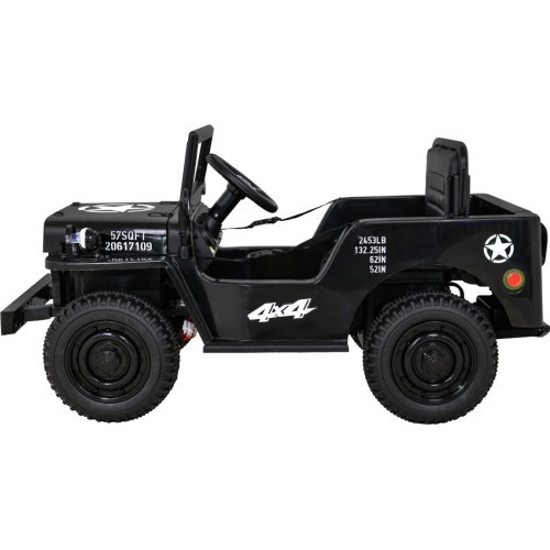 Retro Military Vehicle Black