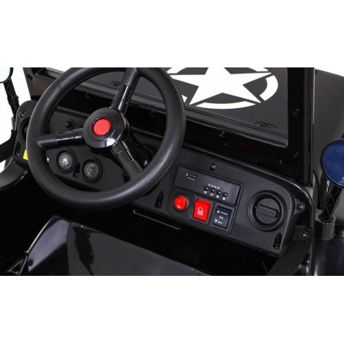 Retro Military Vehicle Black