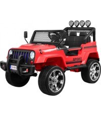 Elektromobilis vaikams Raptor Drifter 4 x 4 raudonas