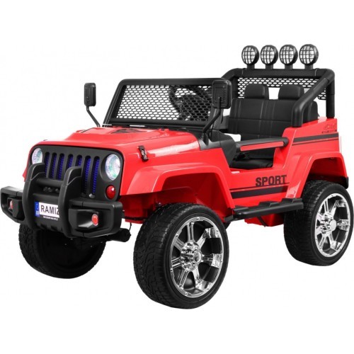 Elektromobilis vaikams Raptor Drifter 4 x 4 raudonas