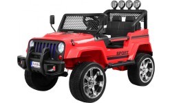 Elektromobilis vaikams Raptor Drifter 4 x 4 raudonas