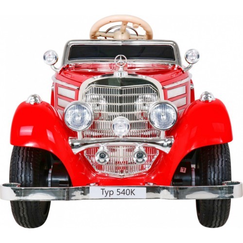 Elektromobilis vaikams Mercedes Benz Retro Type 540A, raudonas