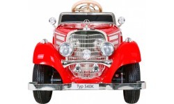 Детский электромобиль Mercedes Benz Retro Type 540A, красный