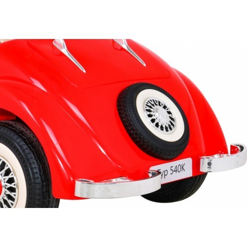 Детский электромобиль Mercedes Benz Retro Type 540A, красный