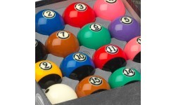 Aramith US Tournament TV Black Pool BallSet 57.2mm