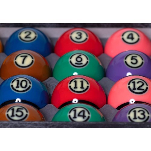 Aramith US Tournament TV Black Pool BallSet 57.2mm
