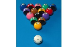 Набор бильярдных шаров Aramith US Tournament TV Black Pool 57,2мм