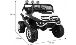 Vaikiškas elektromobilis Mercedes-Benz Unimog