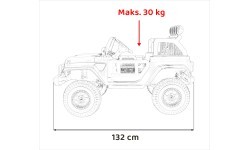 Электромобиль OFF-ROAD 3.0, красный