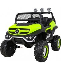 Elektromobilis vaikams Mercedes-Benz Unimog, žalias