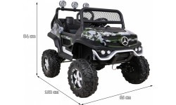 Elektromobilis Mercedes-Benz Unimog, kamufliažinis