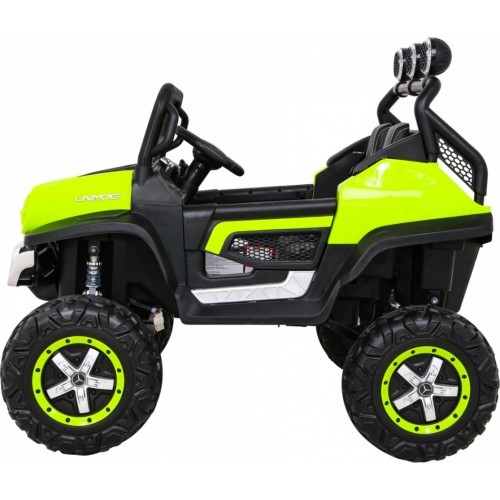 Elektromobilis vaikams Mercedes-Benz Unimog, žalias