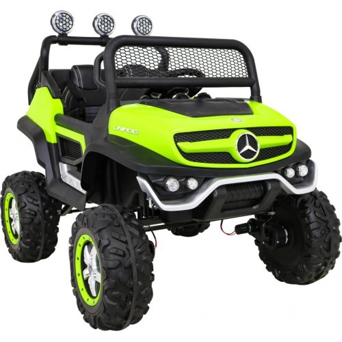 Детский электромобиль Mercedes-Benz Unimog, зелёный
