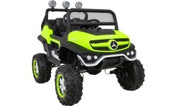 Детский электромобиль Mercedes-Benz Unimog, зелёный