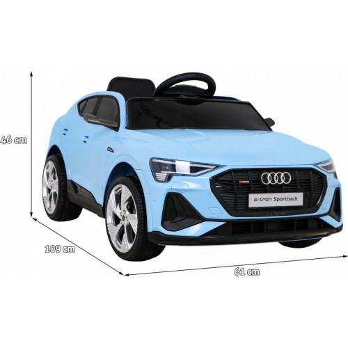 Elektromobilis Audi E-Tron Sportback, mėlynas