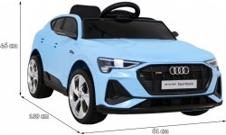 Электромобиль Audi E-Tron Sportback, синий