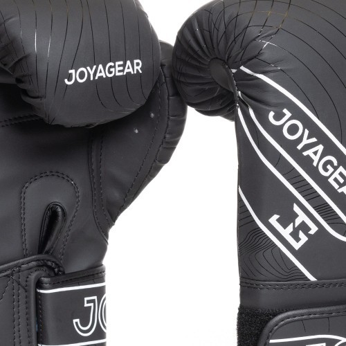 Перчатки для кикбоксинга Joya Essential черно-белые