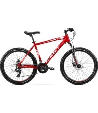 Romet Rambler R6.2 2025 bicycle, red-white-grey