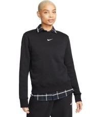Nike Sweatshirt Women's W NSW Phnx Fleece OS Crew Black DQ5751 010