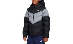 Куртка подростковая Nike NSW Syn FL Hd Jckt, чёрно-серая FN7730 013