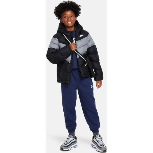 Куртка подростковая Nike NSW Syn FL Hd Jckt, чёрно-серая FN7730 013