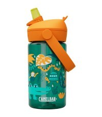 Thrive Flip Straw vaikiška gertuvė 0,4 l „Jungle Animals“