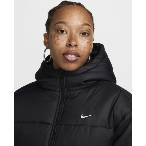 Женская куртка Nike W NSW TF SNFL NK Classic Parka, чёрная, FZ5903 010