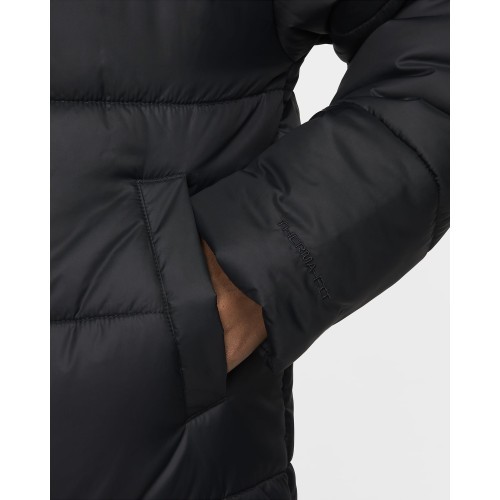 Женская куртка Nike W NSW TF SNFL NK Classic Parka, чёрная, FZ5903 010