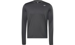 Мужская футболка Reebok Train LS Tech Tee чёрная 100065576