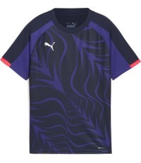 Футболка футбольная Puma IndividualLiga для подростков, чёрно-фиолетовая, 659525 01
