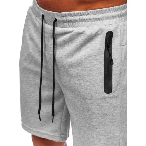 J.Style Men's Shorts Grey 17K533-2
