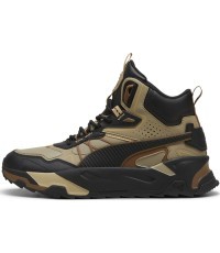 Puma Trinity Mid Hybrid Men's Shoes Black Brown 393985 09