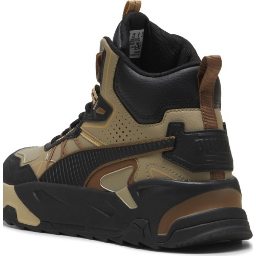 Puma Trinity Mid Hybrid Men's Shoes Black Brown 393985 09