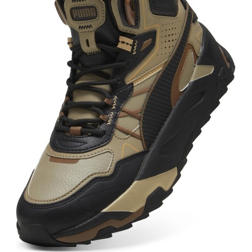 Мужская обувь Puma Trinity Mid Hybrid, чёрно-коричневая 393985 09