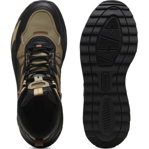 Мужская обувь Puma Trinity Mid Hybrid, чёрно-коричневая 393985 09