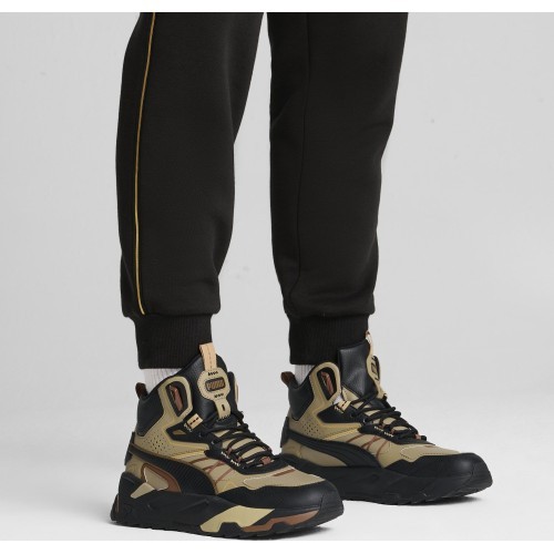 Мужская обувь Puma Trinity Mid Hybrid, чёрно-коричневая 393985 09