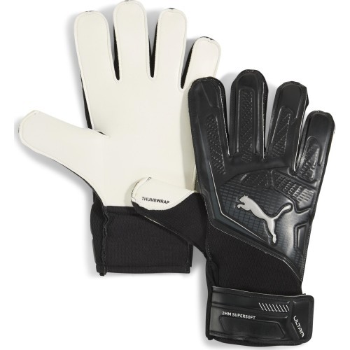 Puma Ultra Play Football Gloves Black White 041952 03
