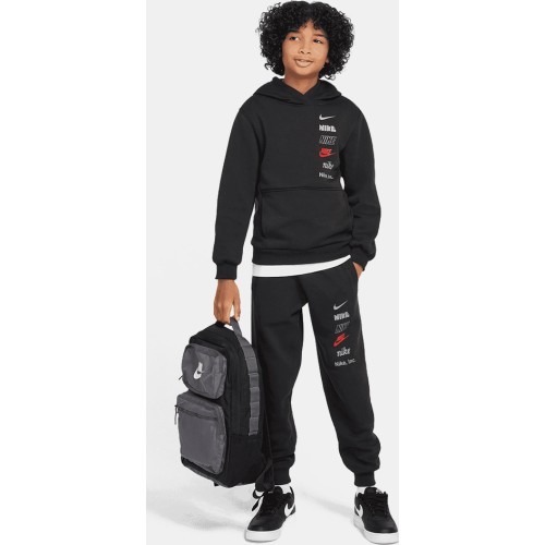 Толстовка Nike для подростков K NSW Club Flc Hdy Mlogo Black HQ0970 010