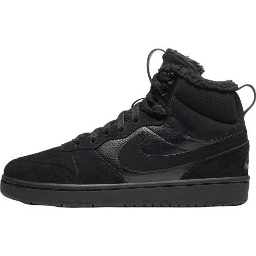 Nike Court Borough Mid 2 обувь для подростков, черная CQ4023 001