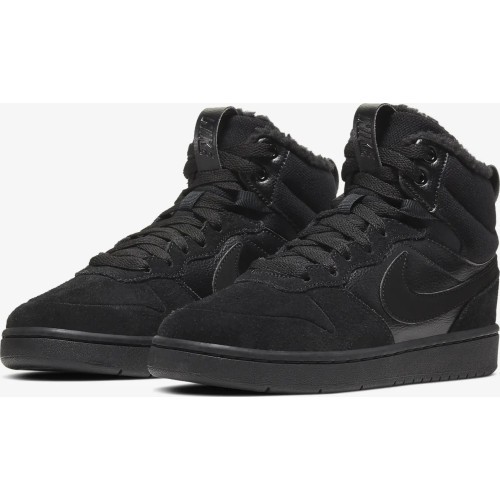 Nike Avalynė Paaugliams Court Borough Mid 2 Boot Bg Black CQ4023 001