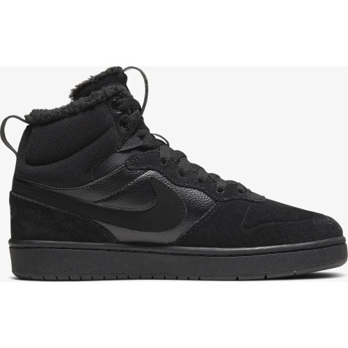 Nike Court Borough Mid 2 обувь для подростков, черная CQ4023 001