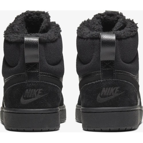 Nike Court Borough Mid 2 обувь для подростков, черная CQ4023 001