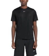 Мужская беговая футболка Reebok Running SS Speedwick, чёрная 100070571