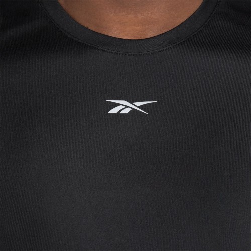Мужская беговая футболка Reebok Running SS Speedwick, чёрная 100070571