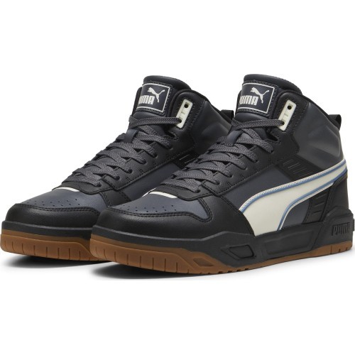 Мужские кроссовки Puma RBD Tech Mid чёрные белые 396148 07