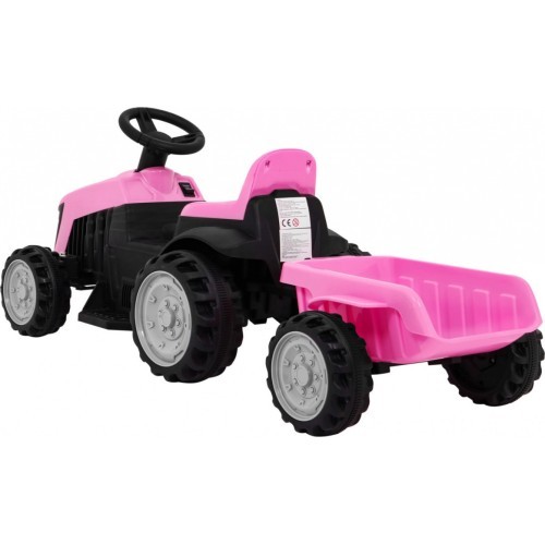 Tractor with Trailer Pink