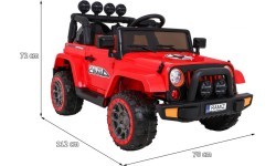 Visureigis Full Time 4WD, raudonas