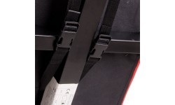 Инверсионный стол с подогревом inSPORTline Inverso Heaty - Черный/красный
