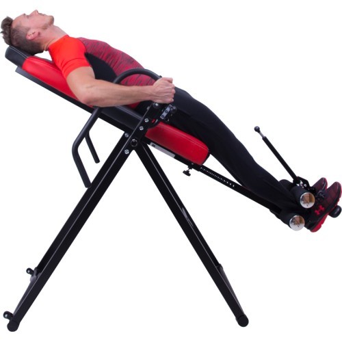 Heated inversion Table inSPORTline Inverso Heaty - Black/Red