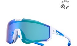 Спортивные поляризационные солнцезащитные очки Altalist Kizuna - White-Blue with Blue Lenses